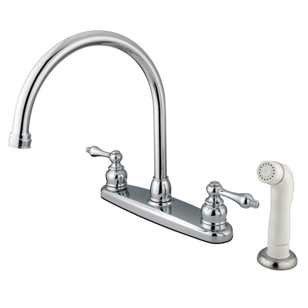Kingston Brass Vintage Centerset Kitchen Faucet, Chrome KB721AL - main